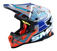 Casco Integrale Cross SMK ALLTERRA X-ACES Blu Bianco XS