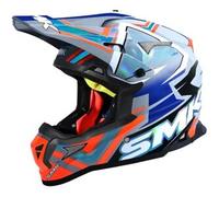 Casco Integrale Cross SMK ALLTERRA X-ACES Blu Bianco XXL