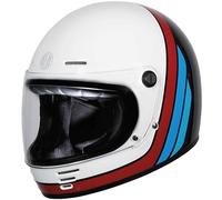 CASCO INTEGRALE CUSTOM ORIGINE OMEGA SUMMIT ROSSO E BIANCO LUCIDO TG L 59/60