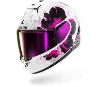 CASCO INTEGRALE D-SKWAL 3 MAYFER WHITE VIOLET ANTHRACITE | SHARK HELMETS | Moto