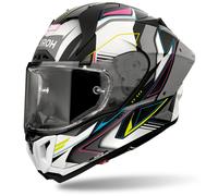 Casco integrale da moto Airoh GP800 Must multicolore opaco XL