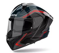 Casco integrale da moto Airoh MATRYX Wide nero-grigio-rosso XL