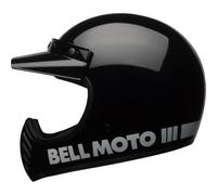 Bell Moto-3 Classic, casco a croce XS male Nero/Bianco