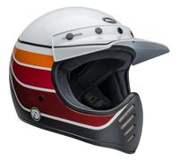 Casco Integrale Bell Moto-3 RSD Saddleback Satin/Gloss White/Black Taglia:XL