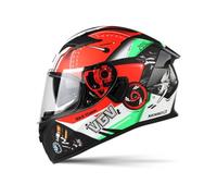 Casco integrale da moto classico con sistema a doppia lente adatto per tutte le stagioni caschi da città e da cruiser antivento e antiappannamento