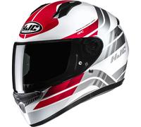 Casco integrale da moto HJC C10 Hiper MC1 bianco-grigio-rosso L