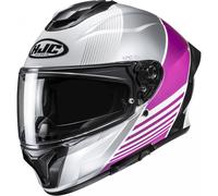 Casco integrale da moto HJC C71 Morix MC8 argento-rosa S