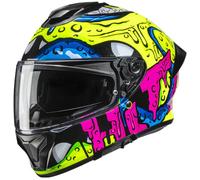 Casco integrale da moto HJC C71 Squeeze MC32H giallo-rosa-blu S