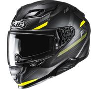 Casco integrale da moto HJC F71 CARBON Esira MC3HSF nero-giallo fluo S