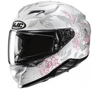 Casco integrale da moto HJC F71 Eliz MC8 bianco-grigio S