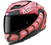 Casco integrale da moto HJC F71 Zaku Bandai Namco MC1SF rosso S