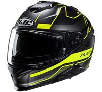 Casco integrale da moto HJC i71 Iorix MC3HSF nero-giallo fluo L