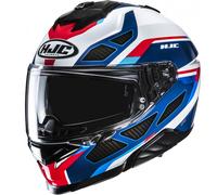 Casco integrale da moto HJC i71 Zest MC21 blu-bianco-rosso M