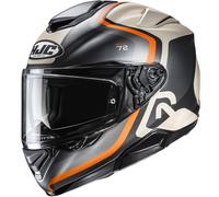 Casco integrale da moto HJC RPHA 72 Ernem MC7SF nero-beige-arancione XS