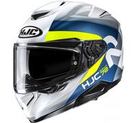 Casco integrale da moto HJC RPHA 72 Phyta MC3H grigio-blu-giallo M