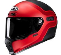 Casco integrale da moto HJC V10 Grape MC1SF nero-rosso S