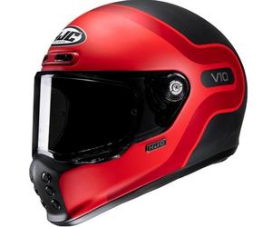 Casco integrale da moto HJC V10 Grape MC1SF nero-rosso S