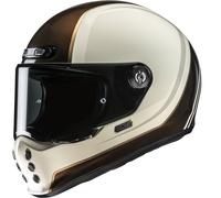 Casco integrale da moto HJC V10 Hodu MC9 beige-marrone L