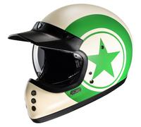 Casco integrale da moto HJC V60 Nyx MC4SF bianco-verde M