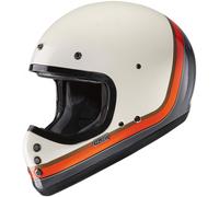 Casco integrale da moto HJC V60 Scoby MC7 beige-nero-arancione-grigio 2XL