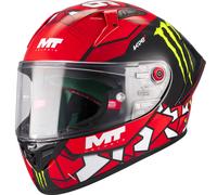 Casco integrale da moto KRE+S Piqueras B5 FIM rosso-nero 2XL