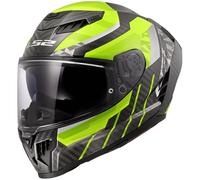Casco integrale da moto LS2 FF807 Dragon Trax giallo fluo XL