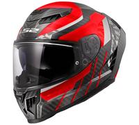 Casco integrale da moto LS2 FF807 Dragon Trax rosso M