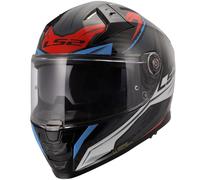Casco integrale da moto LS2 FF811 Vector II C Savage bianco-blu-rosso 3XL