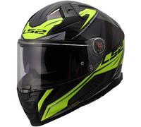 Casco integrale da moto LS2 FF811 Vector II C Savage lucido HV giallo M