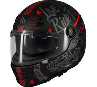 Mt Helmets Jarama Sv Art Full Face Helmet Nero XS