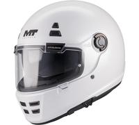 Casco integrale da moto MT Jarama SV Pure A0 bianco XS