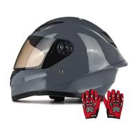 Casco Integrale Da Moto Per Bambini Estivi,3-12 Anni, Per Ragazzi E Ragazze, Omologato DOT,Casco Da Moto Retrò,Casco Jet Da Go-Kart, Cruiser, Ciclomotore,Caschi Da Bici Da Strada 10,L/(51~62cm)