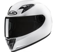 Casco integrale da moto per bambini HJC Y10 Solid bianco perla S