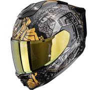 Casco integrale da moto Scorpion EXO-1500 Air Apus nero-grigio-oro L