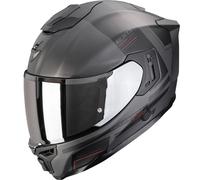 Casco integrale da moto Scorpion EXO-1500 Air Dual argento opaco-nero-rosso L