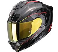 Casco integrale da moto Scorpion EXO-1500 Carbon Air Mundi Nero-Rosso-Giallo L