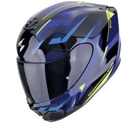 Scorpion EXO-391 Aaxo Casco, nero-blu-giallo, taglia L per maschi
