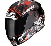 Casco integrale da moto Scorpion EXO-491 Spector nero-rosso XS