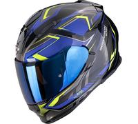 Casco integrale da moto Scorpion EXO-491 Zumo nero-blu-giallo fluo L