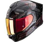 Casco integrale da moto Scorpion EXO-530 Air Fond nero metallizzato-rosso 2XL