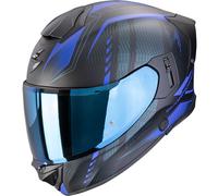 Casco integrale da moto Scorpion EXO-530 Air Theras nero opaco-blu XS