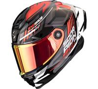 Casco integrale da moto Scorpion EXO-RACE Air Kobra FIM2 nero-rosso M