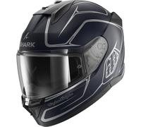 Shark D-Skwal 3 Drone Casco, blu-argento, taglia S per maschi