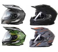 Viper RXV288 Casco integrale moto ECE ACU Avventura Casco sportivo Visiera fumé