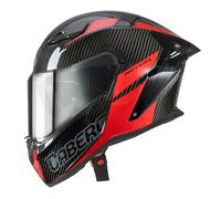 Caberg Drift Evo II Carbon Nova Casco, nero-rosso, taglia S per maschi