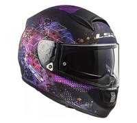 CASCO INTEGRALE FF397 VECTOR FT2 Nero,rosa,viola Cosmos Ls2