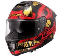 CASCO INTEGRALE FF808 STREAM II DRAKO BLACK RED-06 | LS2 | MotoCharlie