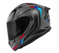 Casco Integrale Givi 50.8 MACH1 Grigio opaco / Nero / Rosso Taglia:XL