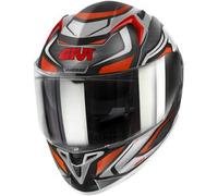 Casco Integrale Givi 50.9 Atomic Nero Opaco Argento Rosso XL