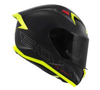 Casco integrale Givi 50.9 SOLID Nero Argento Giallo S